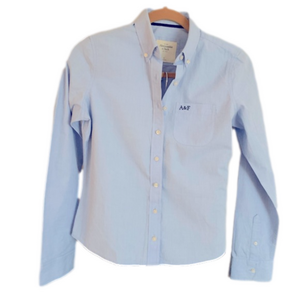 A & F cotton denim look shirt.